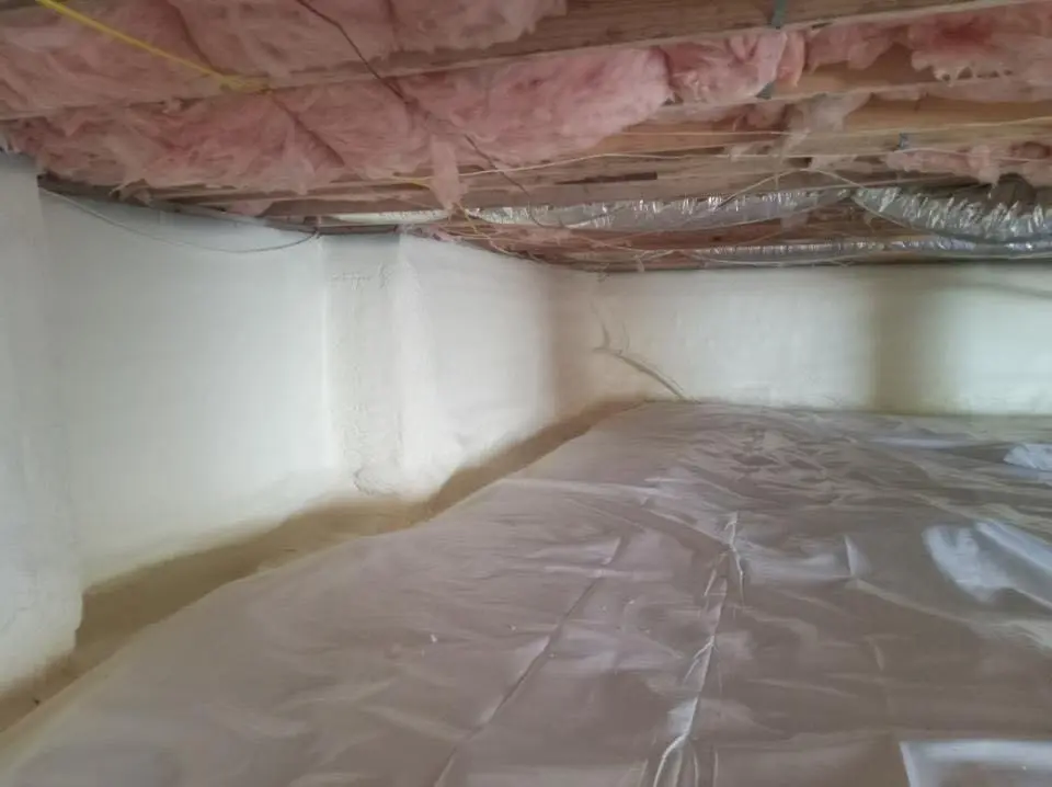 Crawl space encapsulation with closed-cell spray foam for Roof Maintenance in Silver Lakes